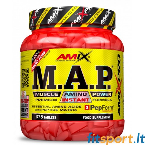 AmixPro M.A.P.® Muscle Amino Power 375 tab. (neaizstājamās aminoskābes - EAA) 